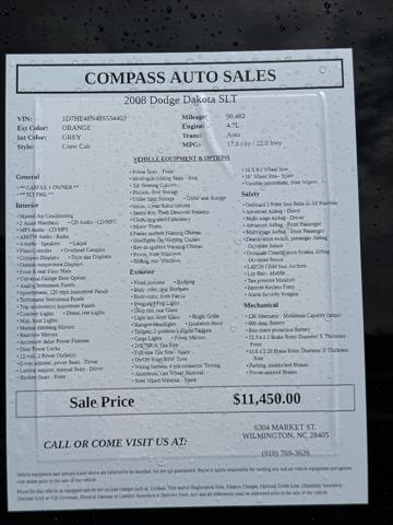 2008 Dodge Dakota SLT