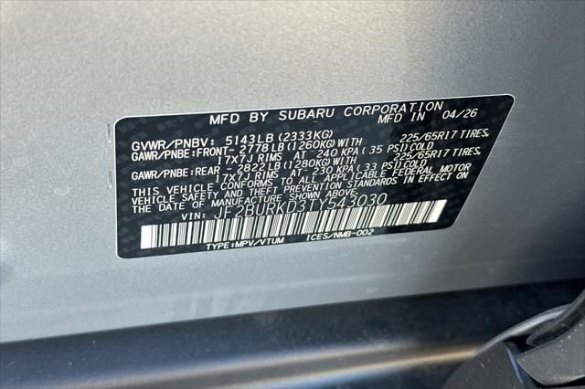 2026 Subaru Outback Wilderness