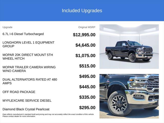 2026 Ram 2500 Limited Longhorn Crew Cab 4x4 64 Box