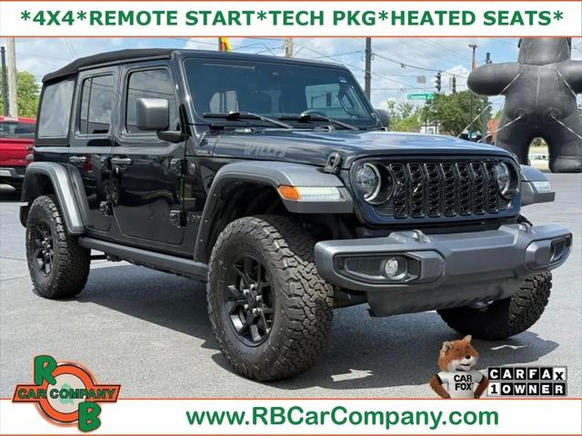 2024 Jeep Wrangler 4-Door Willys 4x4 for sale in Warsaw, IN