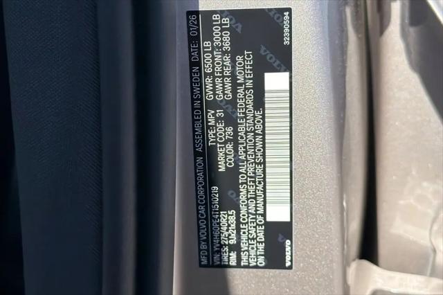 2026 Volvo XC90 Plug-In Hybrid Plus, T8 AWD, Electric/Gasoline, Bright, 7 Seats