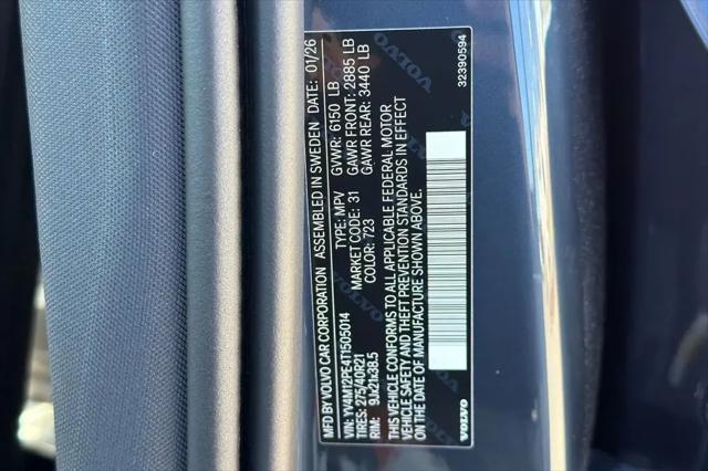 2026 Volvo XC90 Plus, B5 AWD Gas (mild hybrid), Gasoline, Bright, 7 Seats