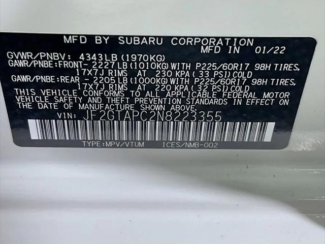 2022 Subaru Crosstrek Premium