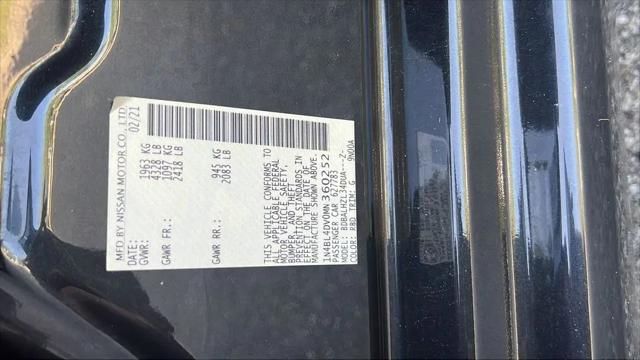 2021 Nissan Altima SV FWD