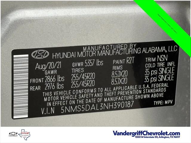 2022 Hyundai Santa Fe Calligraphy