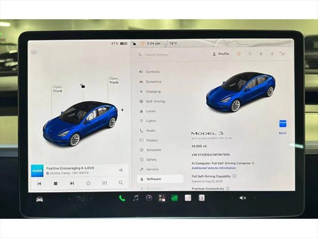 2021 Tesla Model 3 Standard Range Plus Rear-Wheel Drive