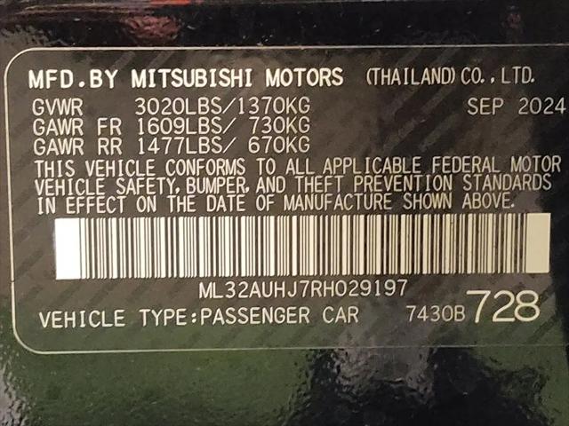 2024 Mitsubishi Mirage ES