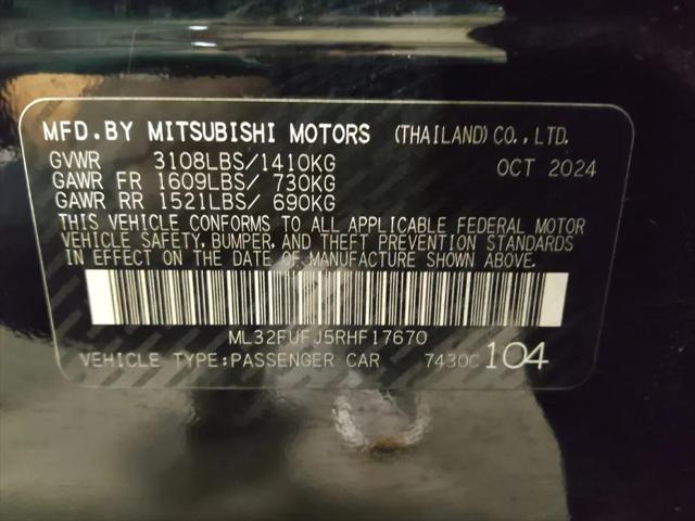 2024 Mitsubishi Mirage G4 ES