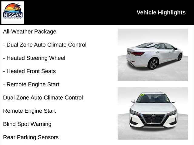 2022 Nissan Sentra SV Xtronic CVT