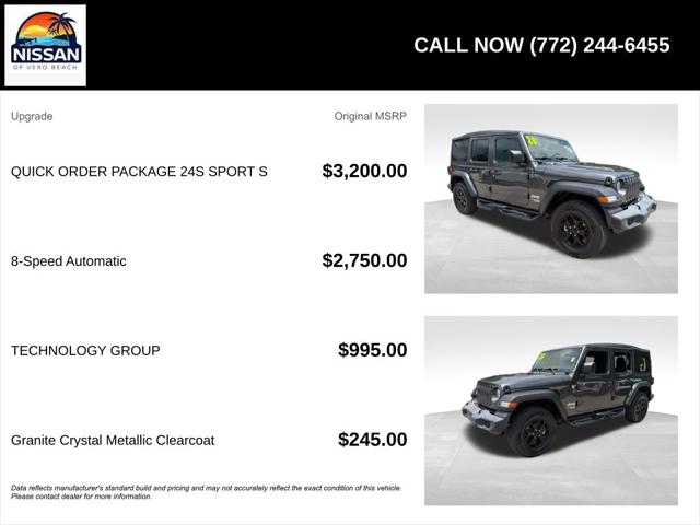 2020 Jeep Wrangler Sport S 4x4
