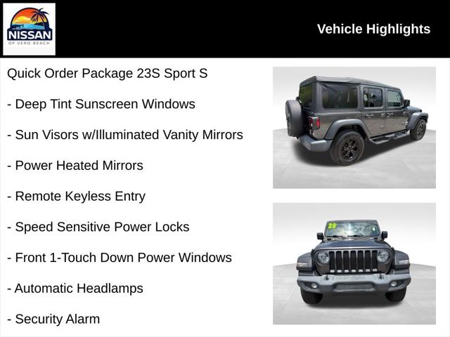 2020 Jeep Wrangler Sport S 4x4