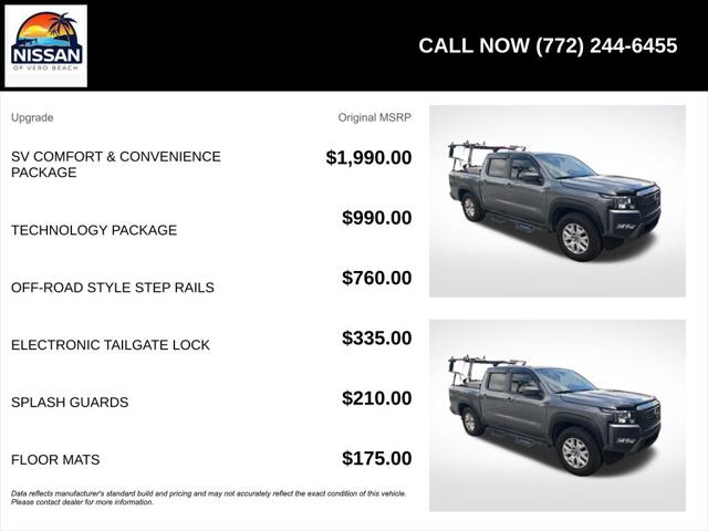 2022 Nissan Frontier Crew Cab SV 4x2