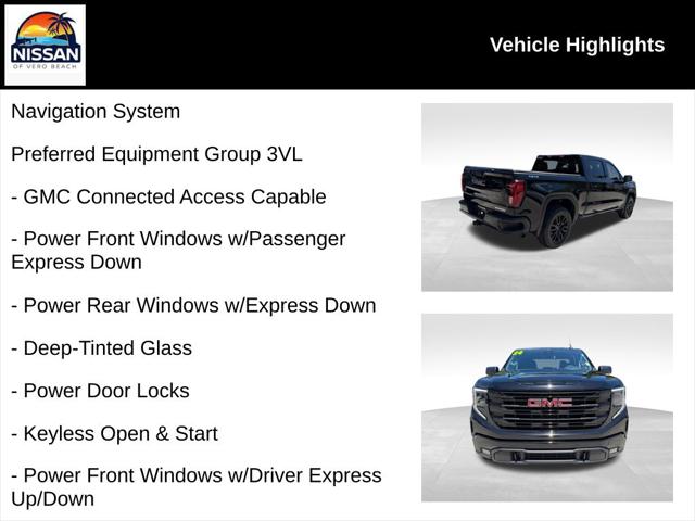 2024 GMC Sierra 1500 4WD Crew Cab Short Box Elevation with 3VL