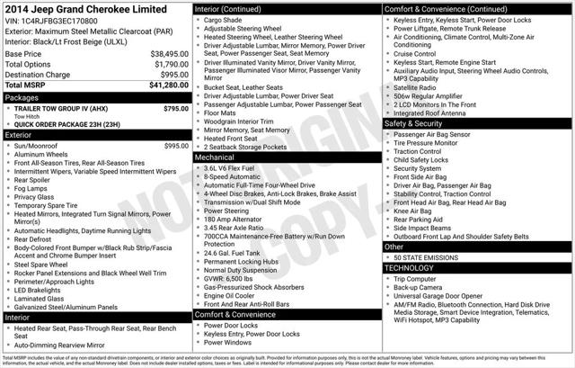 2014 Jeep Grand Cherokee Limited
