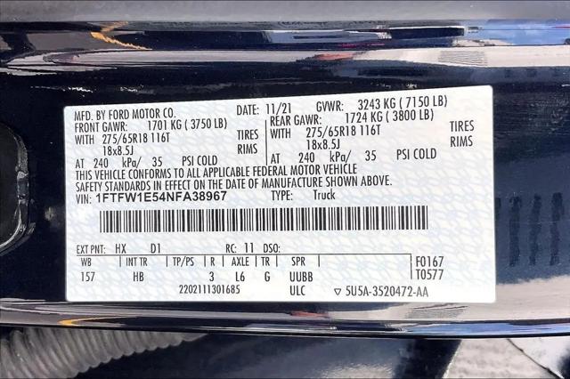 2022 Ford F-150 LARIAT