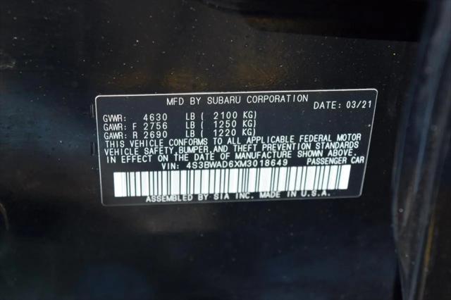 2021 Subaru Legacy Premium