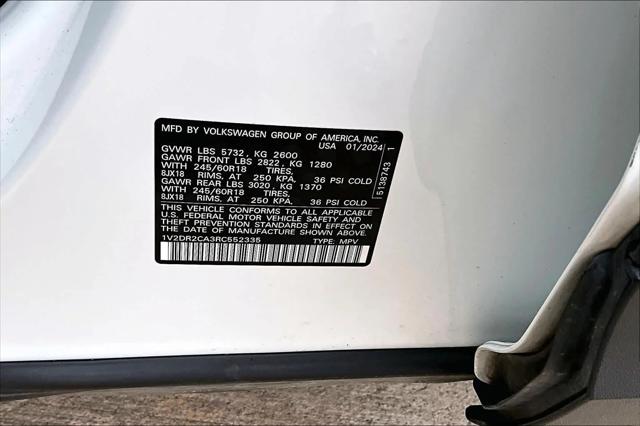 2024 Volkswagen Atlas 2.0T SE