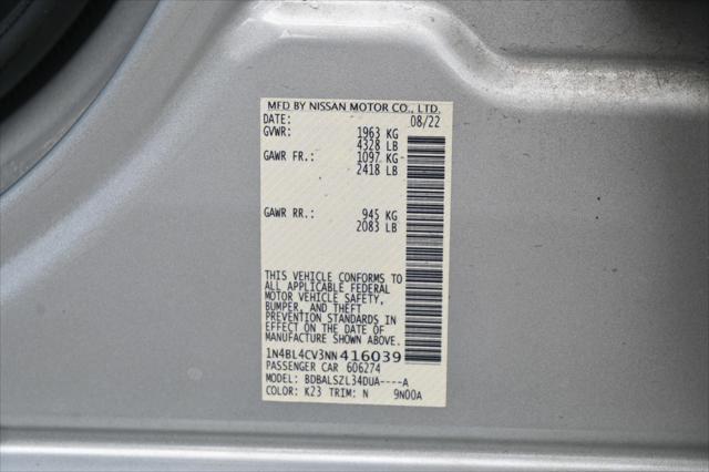 2022 Nissan Altima SR FWD