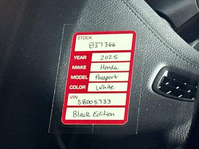 2025 Honda Passport AWD Black