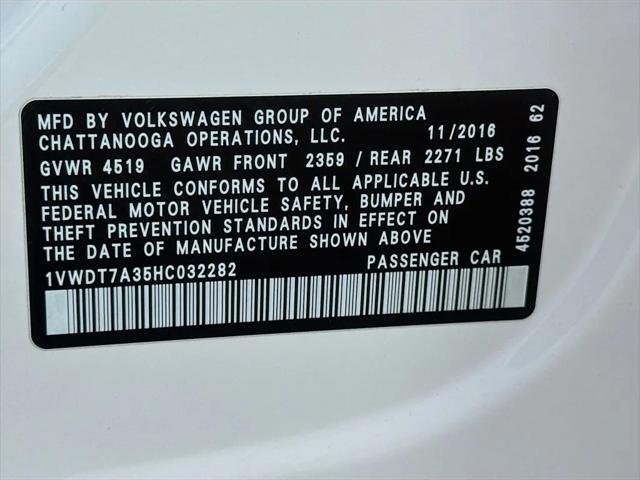 2017 Volkswagen Passat 1.8T R-Line