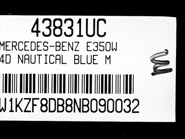 2022 Mercedes-Benz E 350 E 350