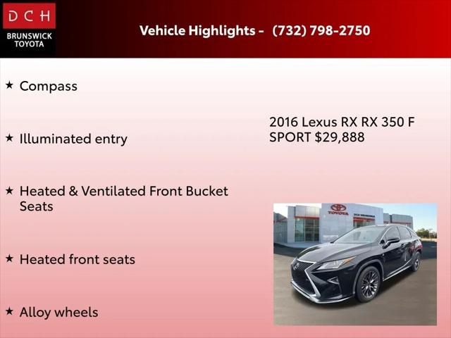 2016 Lexus RX 350 F Sport