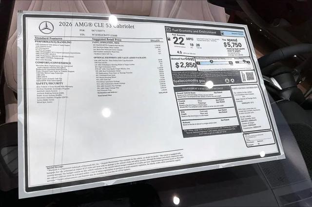 2026 Mercedes-Benz CL AMG CLE 53