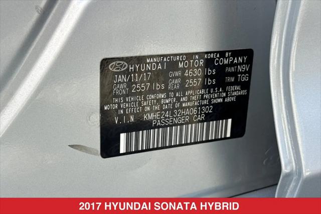 2017 Hyundai Sonata Hybrid SE