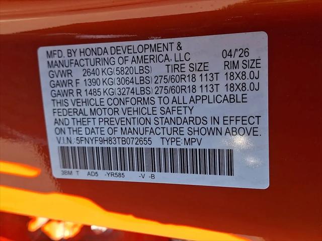 2026 Honda Passport AWD TrailSport Elite