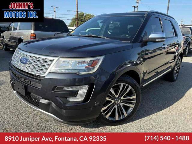 2017 Ford Explorer Platinum for sale in Fontana, CA
