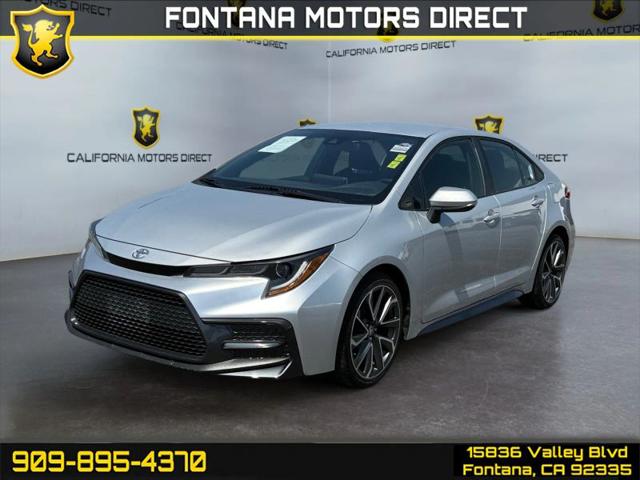 2020 Toyota Corolla SE for sale in Fontana, CA