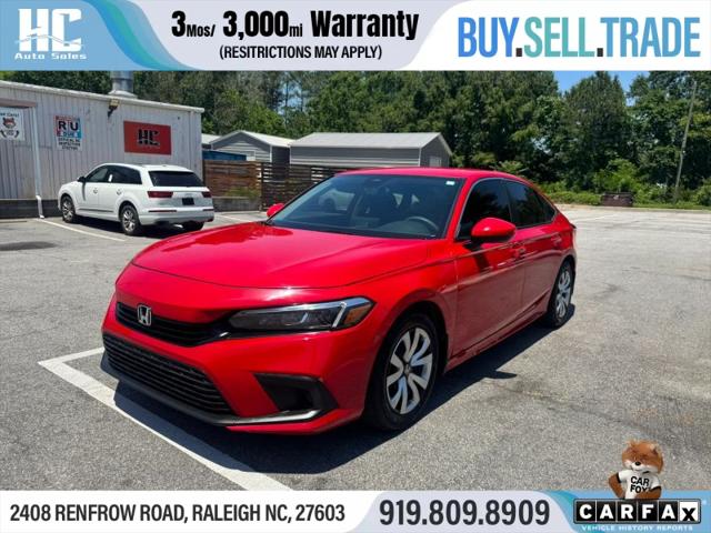 2022 Honda Civic LX for sale in Raleigh, NC