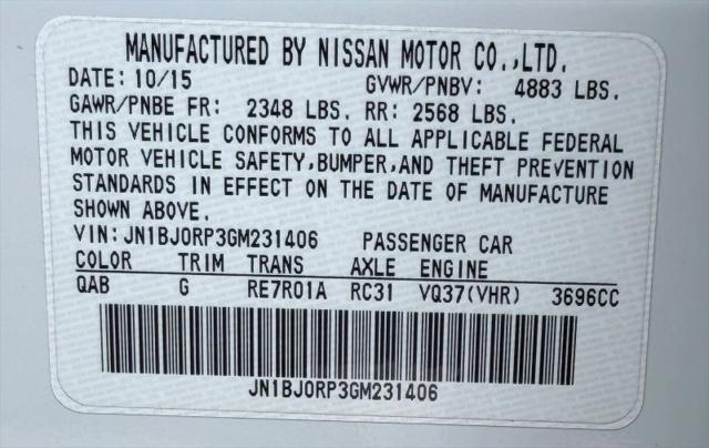 2016 INFINITI QX50 Base