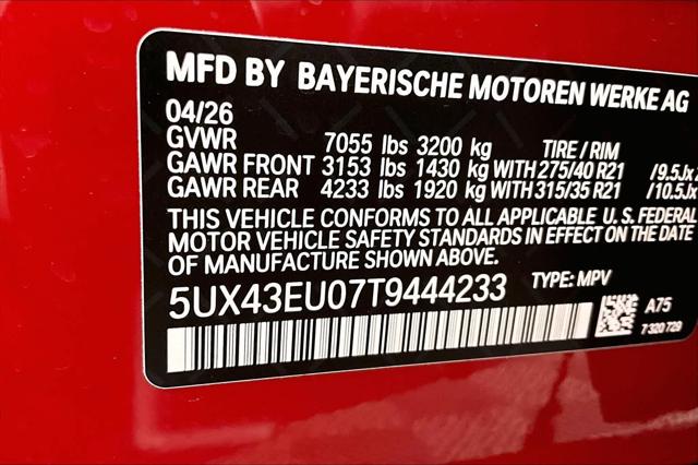 2026 BMW X5 xDrive50e