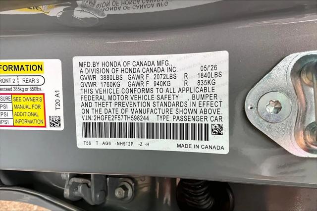 2026 Honda Civic Sport