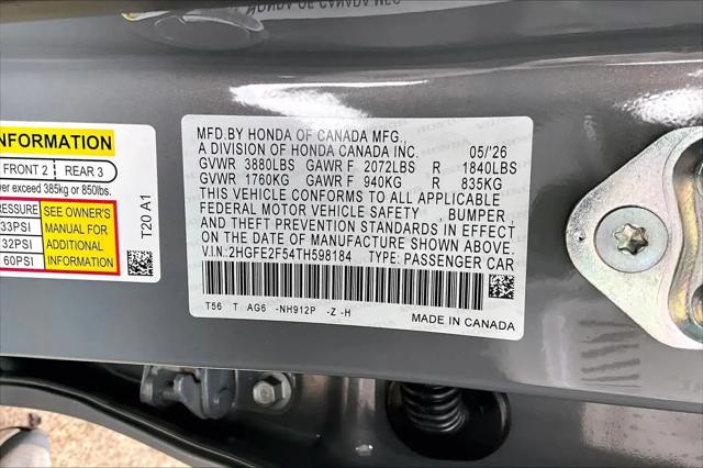 2026 Honda Civic Sport