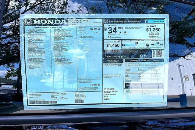 2026 Honda Civic Sport