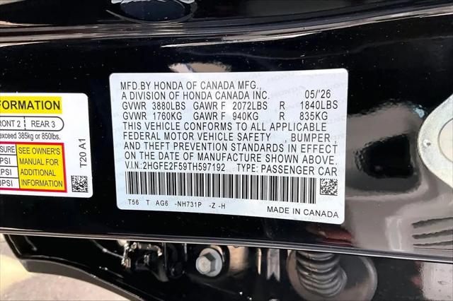 2026 Honda Civic Sport