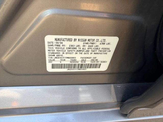 2007 INFINITI G35 G35x