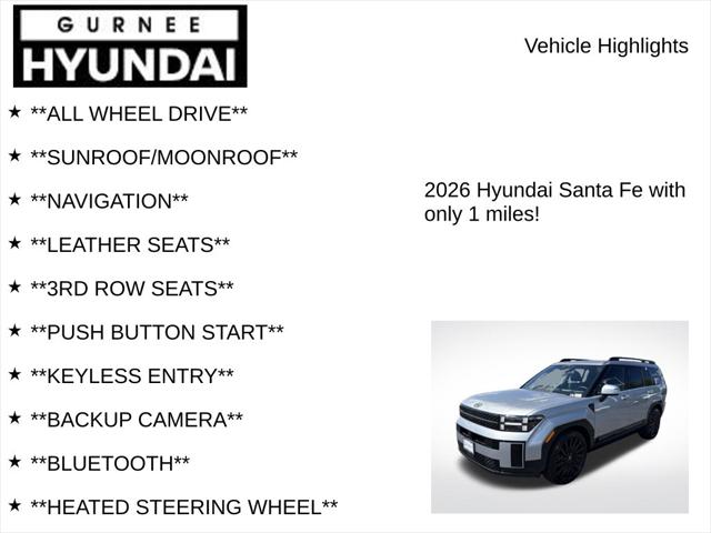 2026 Hyundai Santa Fe Calligraphy