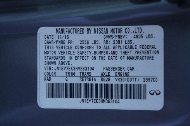 2017 INFINITI Q60 3.0t Premium