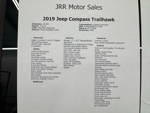 2019 Jeep Compass Trailhawk 4x4