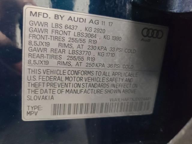 2018 Audi Q7 2.0T Premium