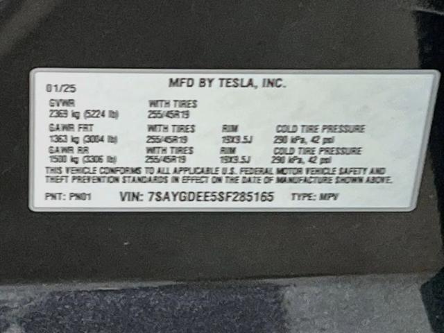 2025 Tesla Model Y Long Range Dual Motor All-Wheel Drive