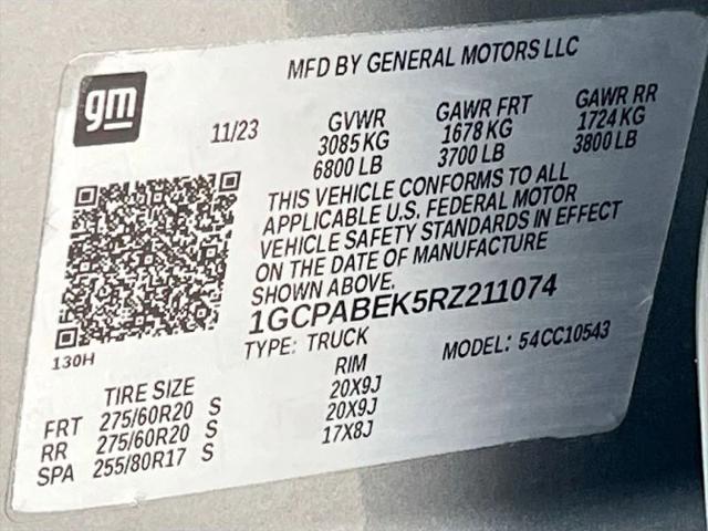 2024 Chevrolet Silverado 1500 2WD Crew Cab Short Bed Custom