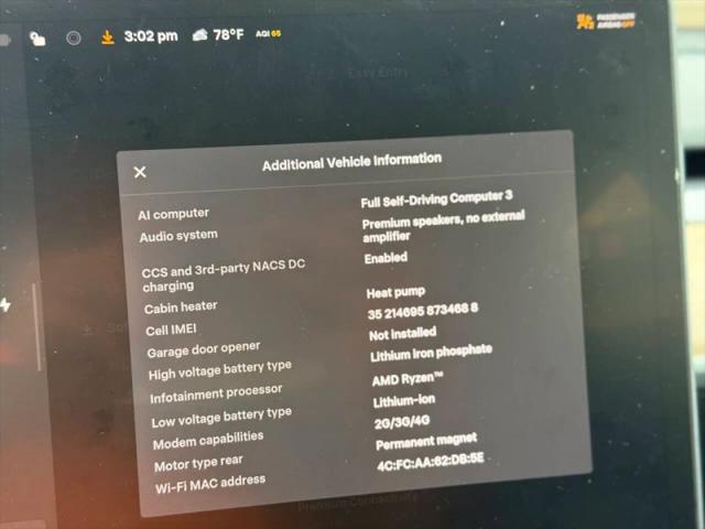2023 Tesla Model 3 Rear-Wheel Drive