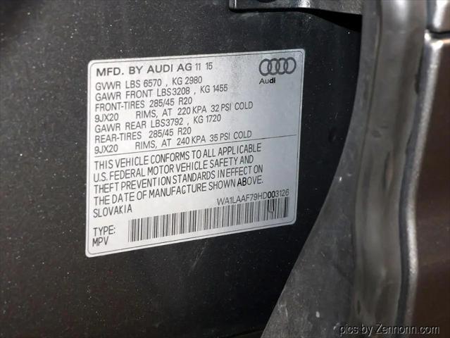 2017 Audi Q7 3.0T Premium