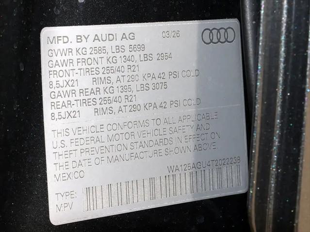 2026 Audi SQ5 Premium Plus TFSI quattro S tronic