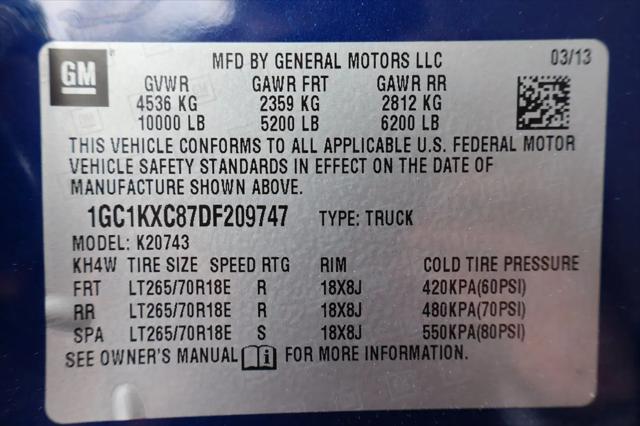 2013 Chevrolet Silverado 2500HD LT