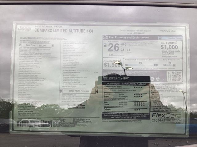 2026 Jeep Compass Limited Altitude